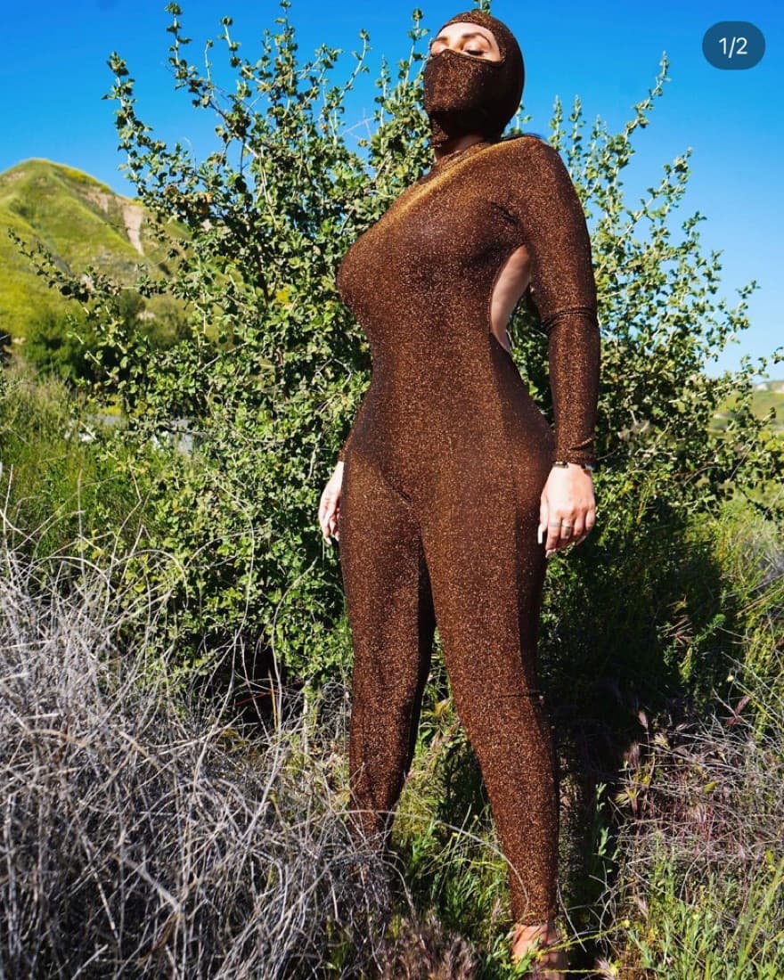 Glitter Mask Jumpsuit - Image 2