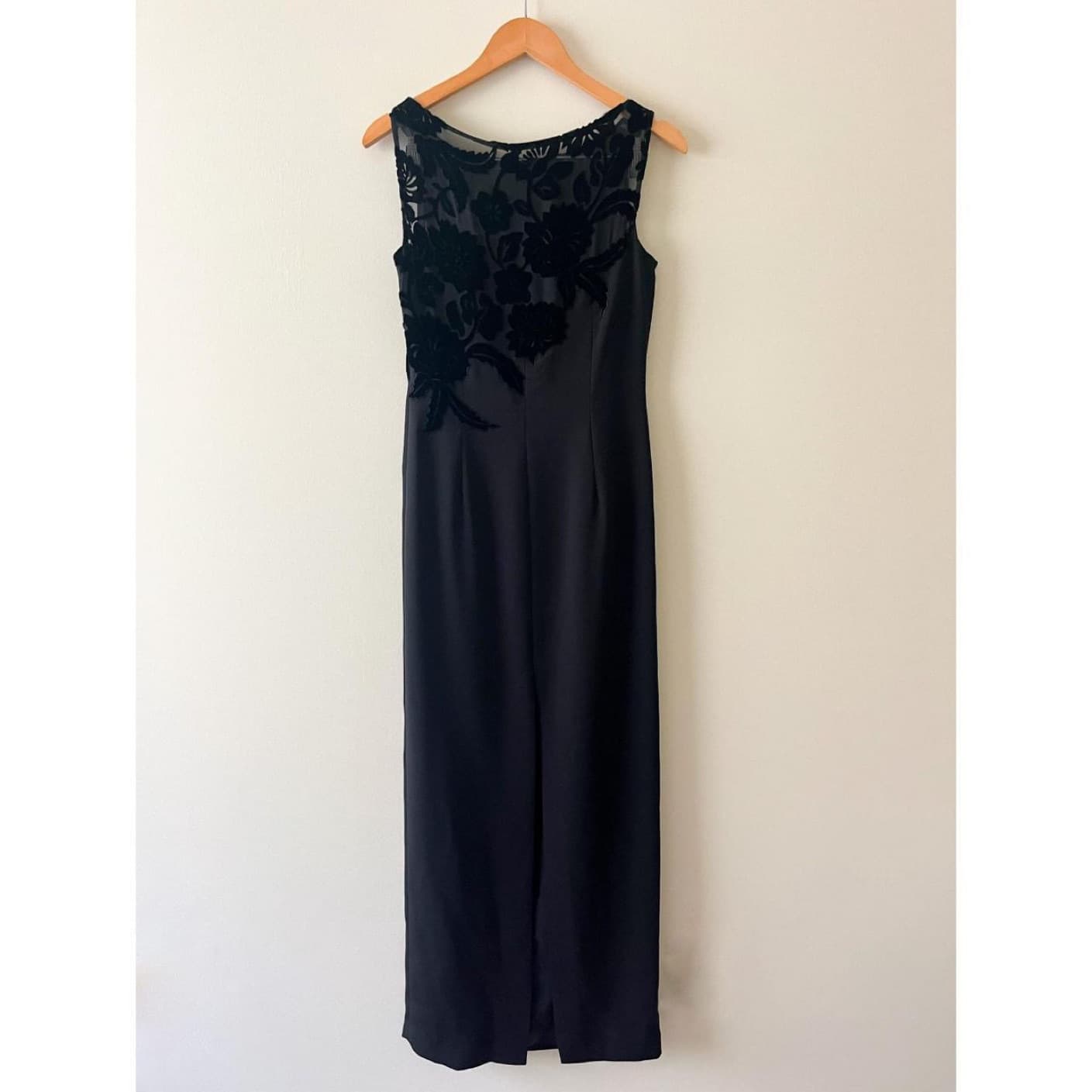 CARMEN MARC VALVO Vintage Silk Dress - Image 1