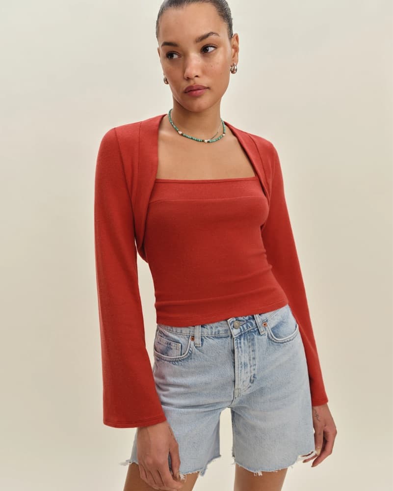 Reformation Chloe Knit Shrug Set - Image 1
