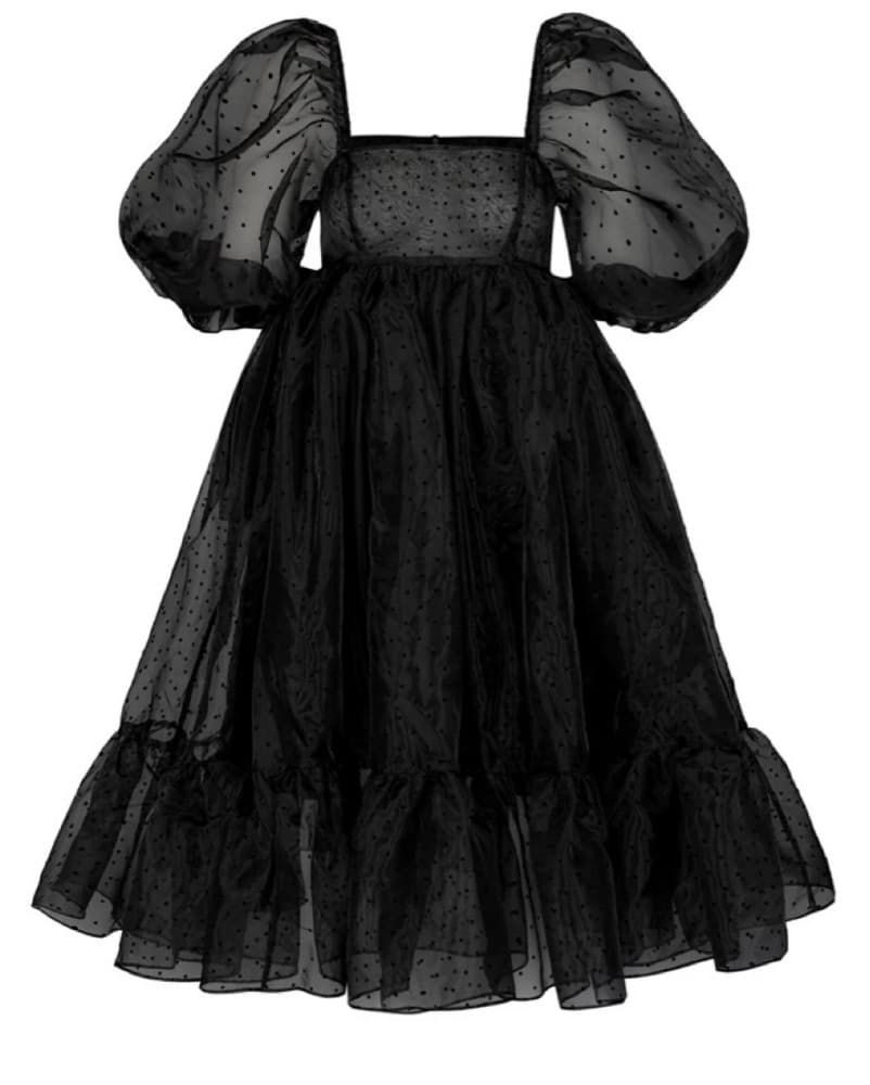 Selkie Caviar French Puff Cocktail Dress - Image 1