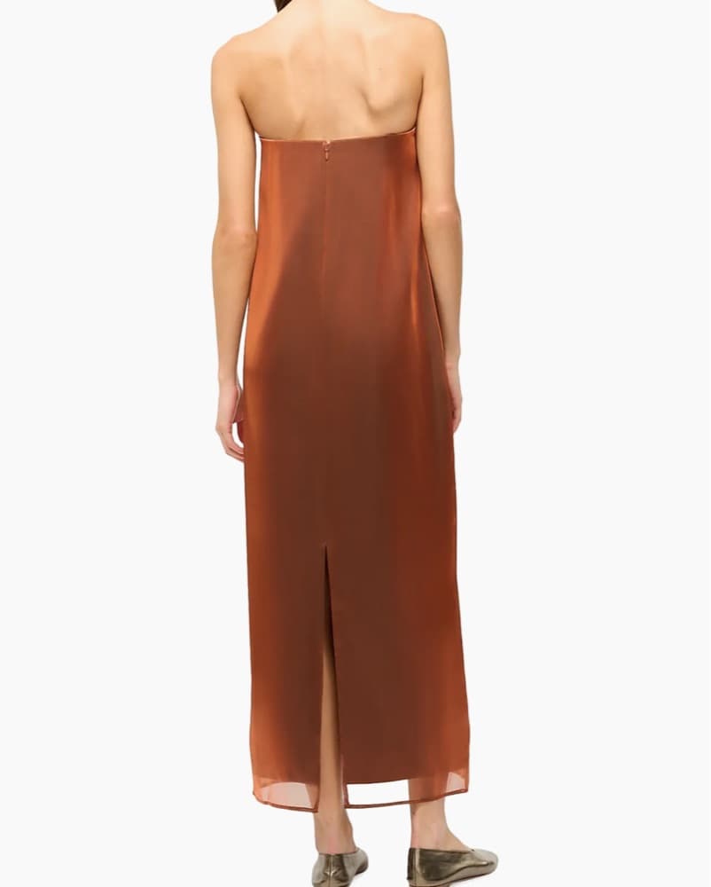 Staud Casey Strapless Maxi Dress - Image 2