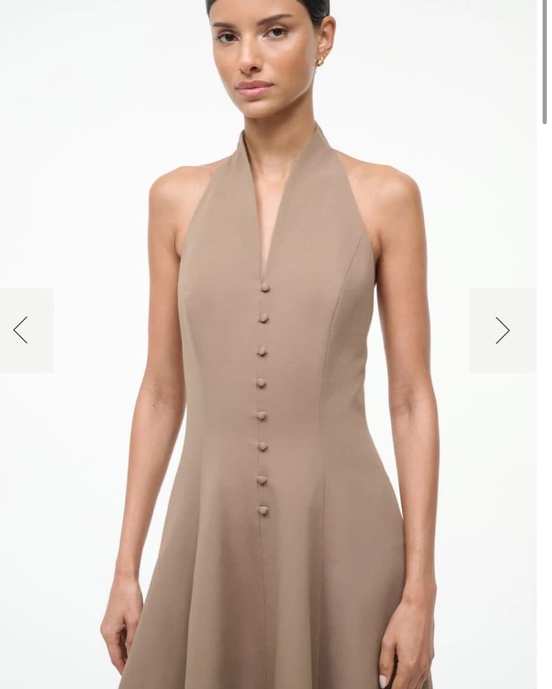 Elegant Halter Neck Maxi Dress - Image 2