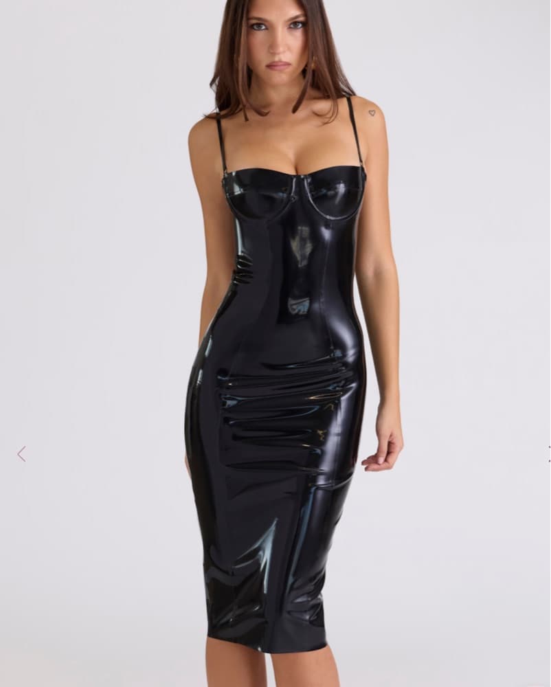 House of CB Latex Dress - Image 1
