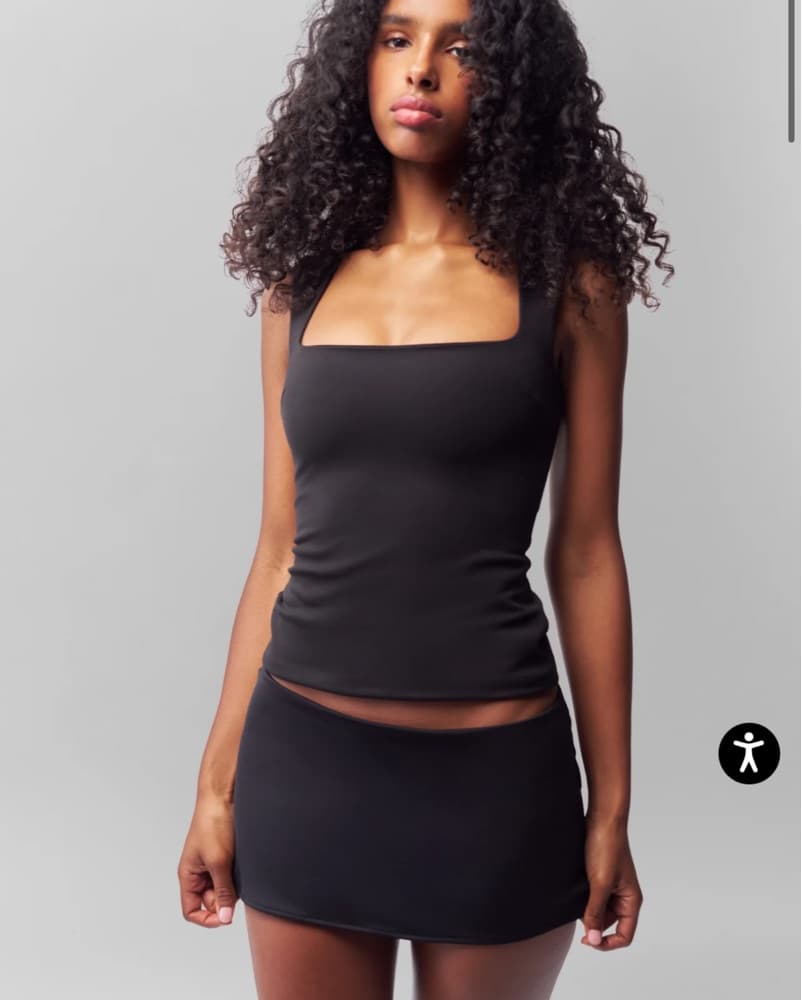 GUIZIO MICRO MINI STRETCH SKIRT - Image 2