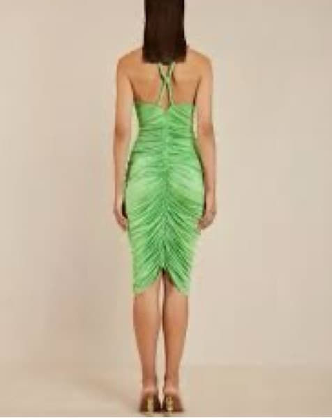 Cult Gaia Jalina Dress Green - Image 3