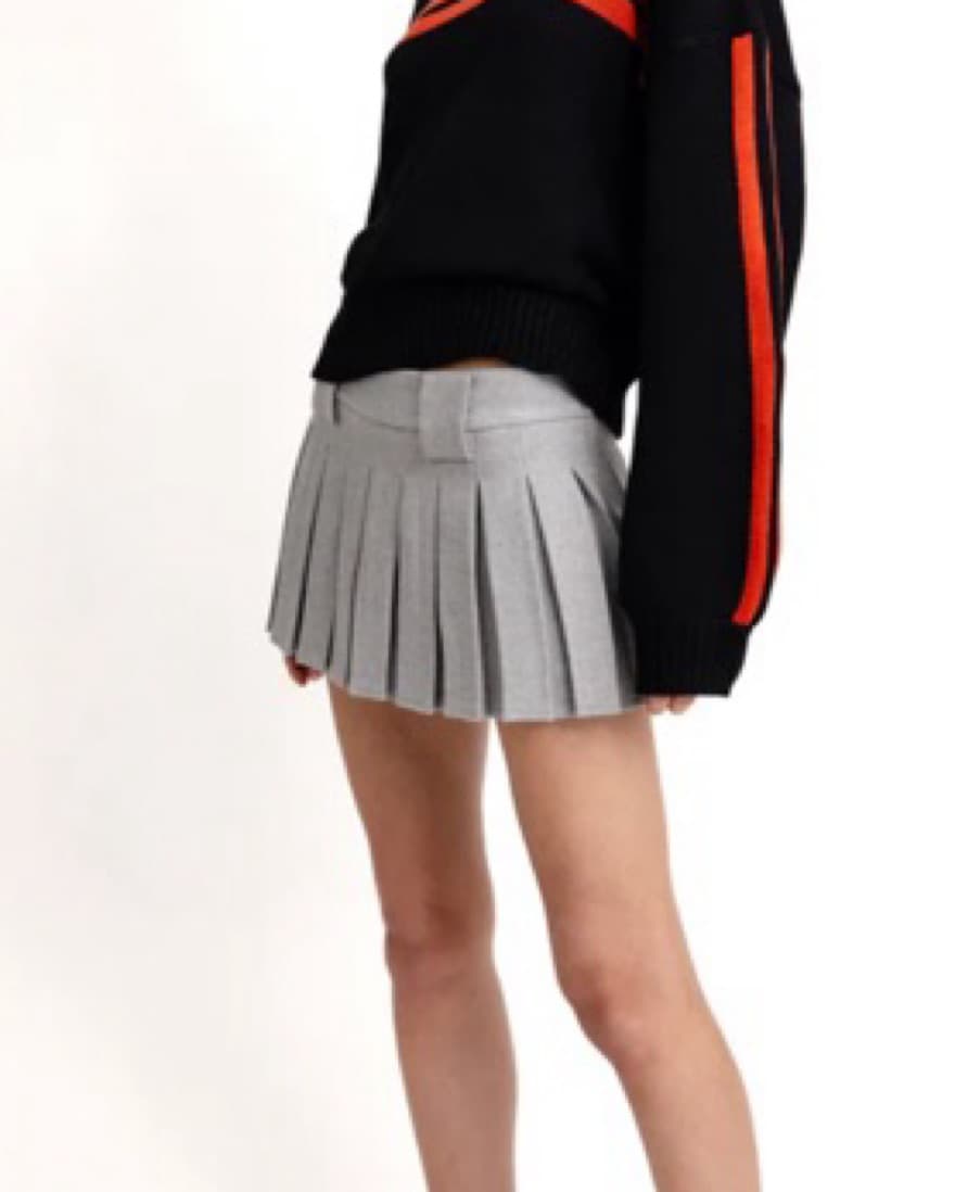 With Jean Low Rise Mini Skirt - Image 2