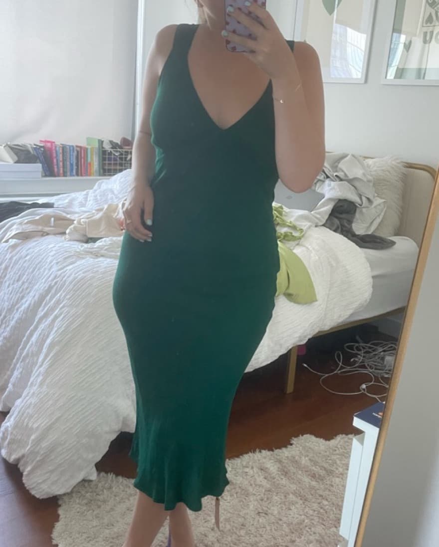 Reformation Emerald Dress  - Image 5