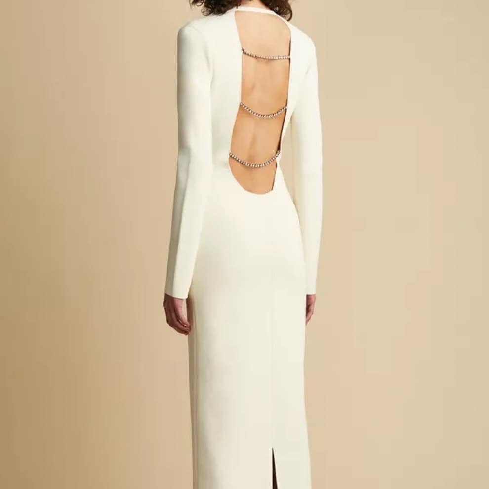 Khaite Backless embellished Dress  - Image 2