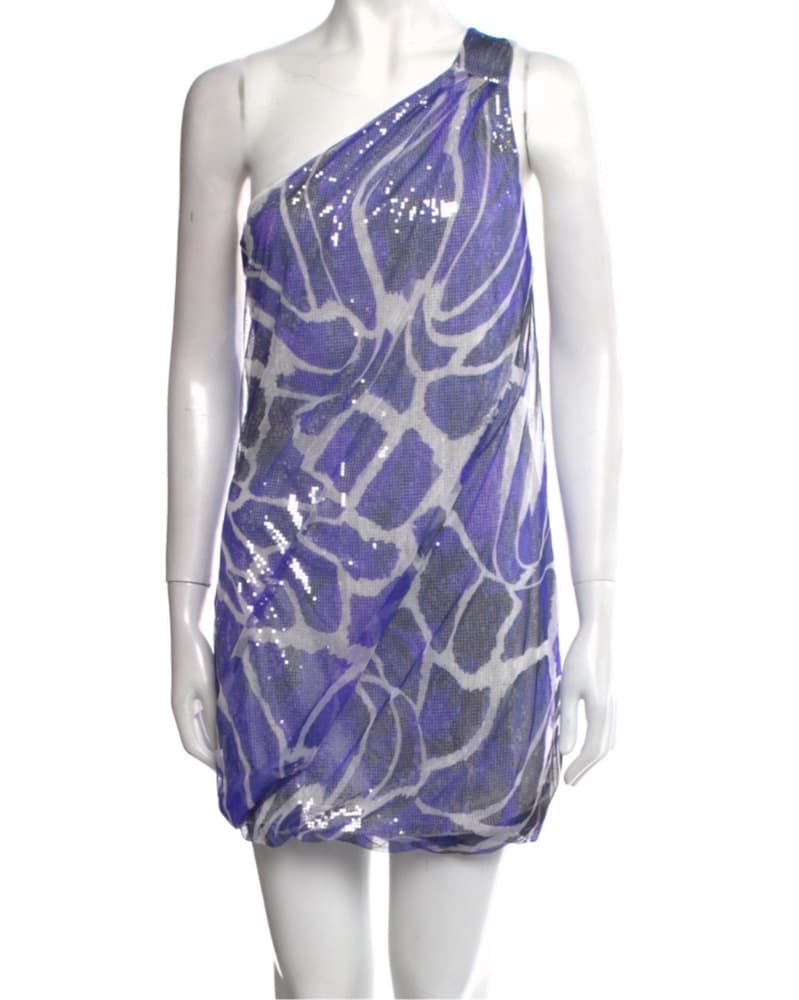 Roberto Cavalli Sequin Animal Dress - Image 1