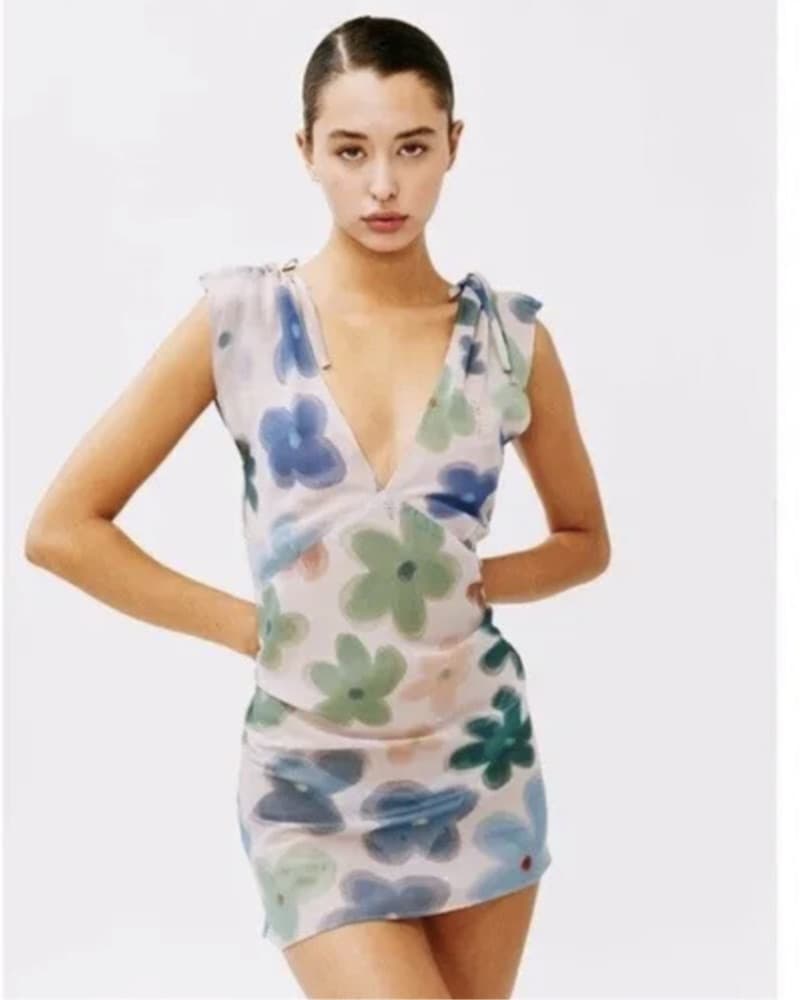 With Jean Floral Lani Dress - Image 1
