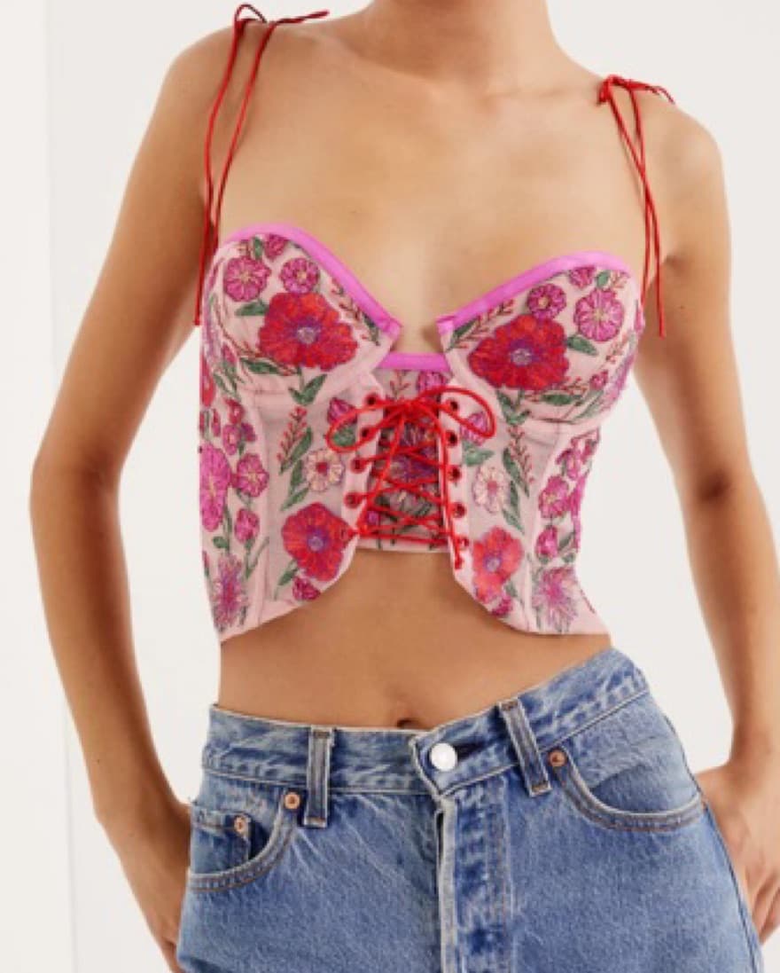    for love and lemons kaylee corset top - Image 4