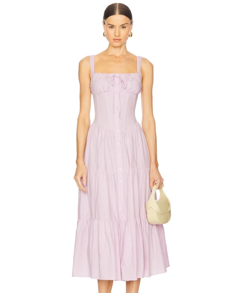 ASTR the Label temperence dress in lilac - Image 1