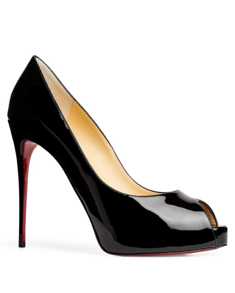 Christian Louboutin Prive Open Toe Pumps - Image 1