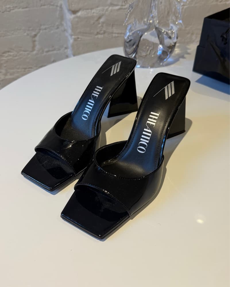 The Attico Black Mules - Image 2