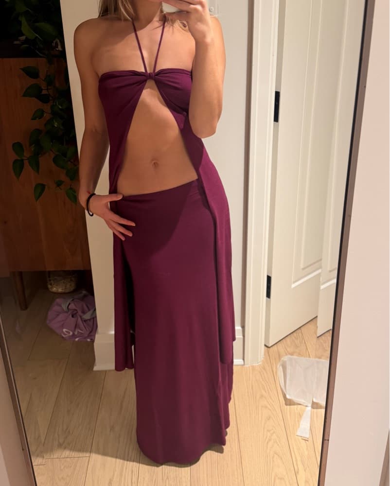 Meshki Plum Skirt Set - Image 4