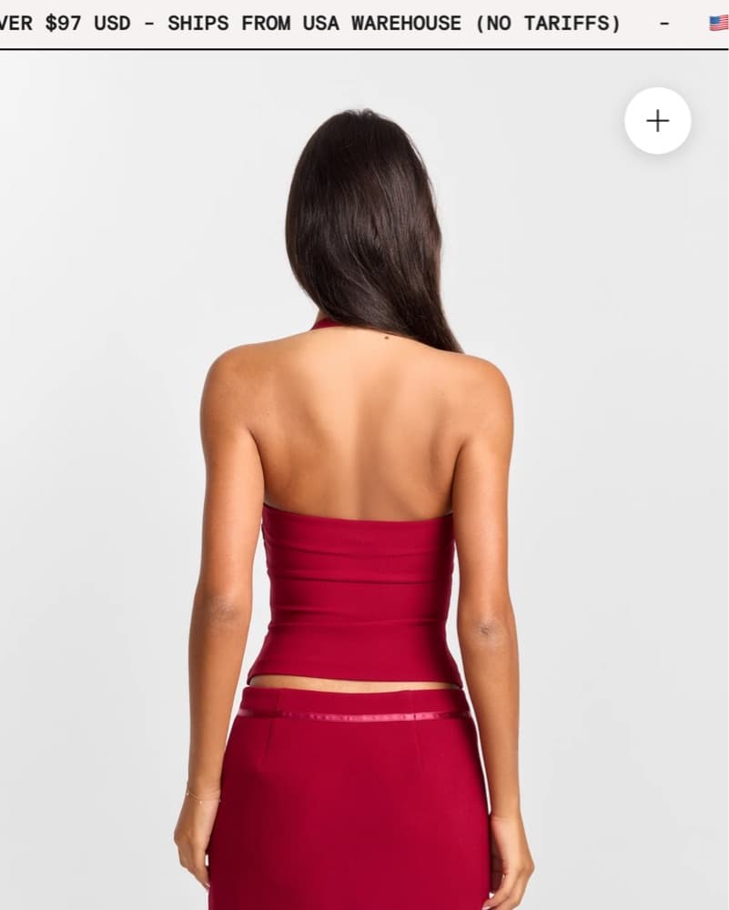 Sasha Therese Zhara Bustier Top - Image 4