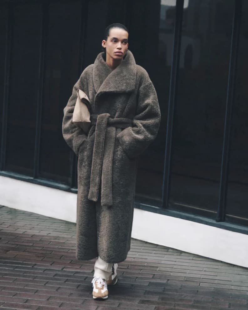 Toteme Teddy Shearling Coat - Image 3