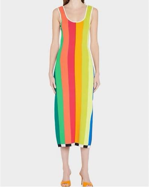 Christopher John Rogers Stripe Dress  - Image 5