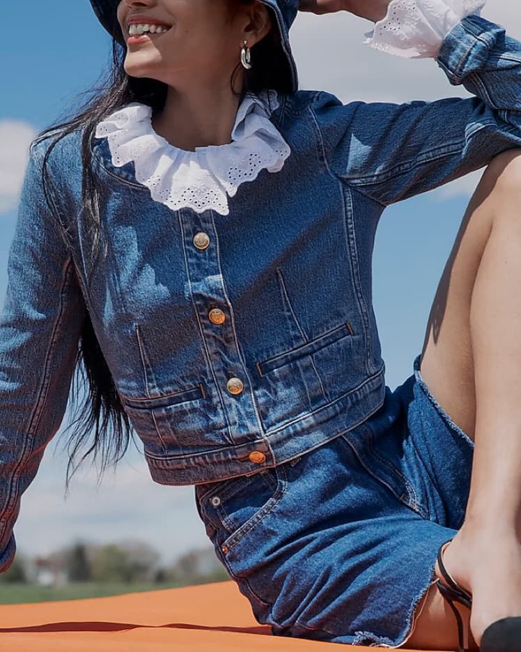 J. Crew Denim Lady Jacket - Image 1