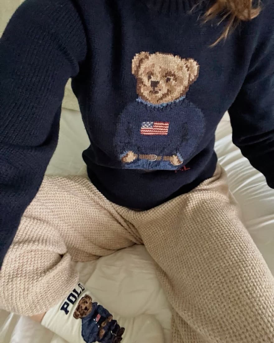 Polo Ralph Lauren Bear Flag Sweater - Image 2