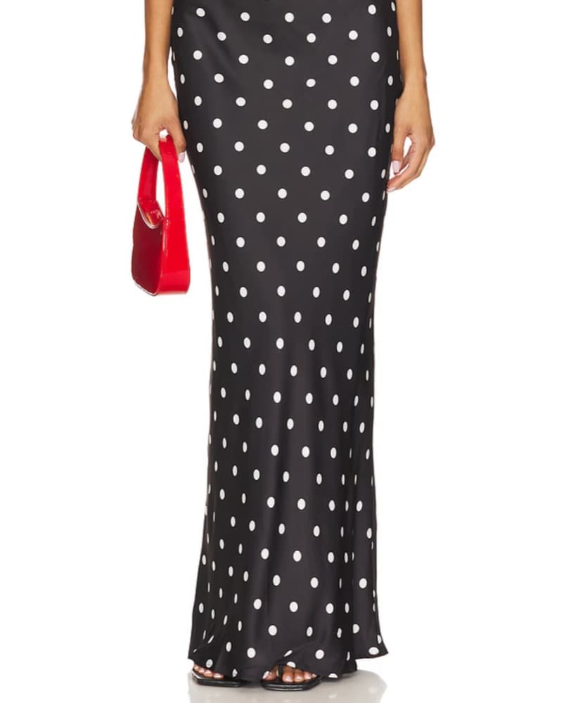 Polka Dot Maxi Skirt  - Image 2