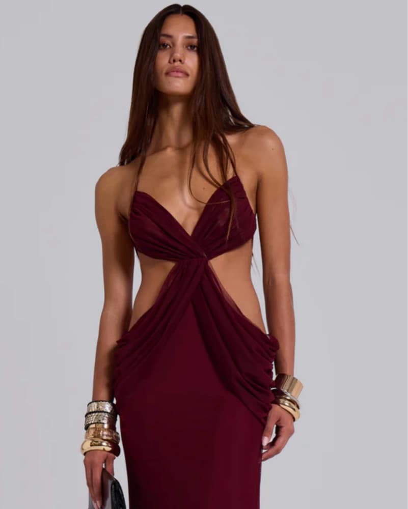 Jaded london Draped Maxi Dress  - Image 3