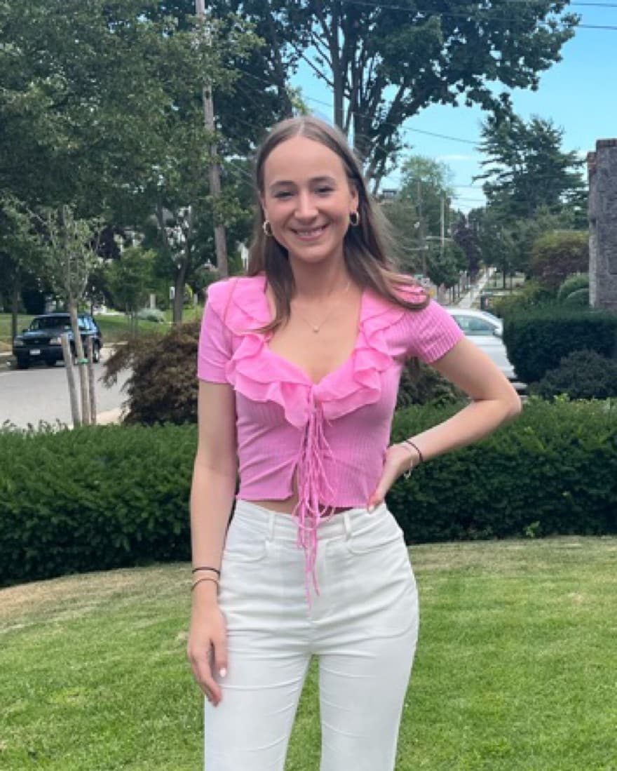 Pink Zara Summer Ruffle Top - Image 1