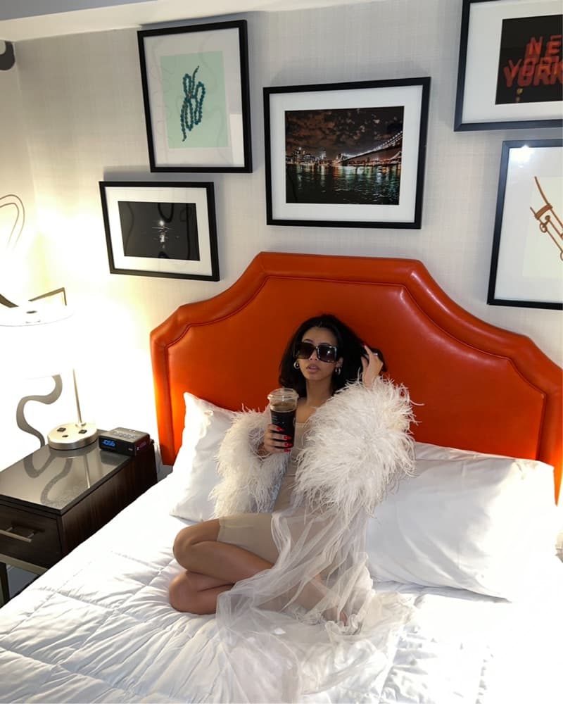 Catherine D’Lish Feather Robe - Image 2