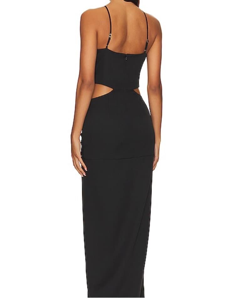 Lovers & Friends Black Flower Gown - Image 4