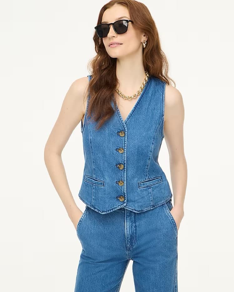 JCrew Denim Vest - Image 2