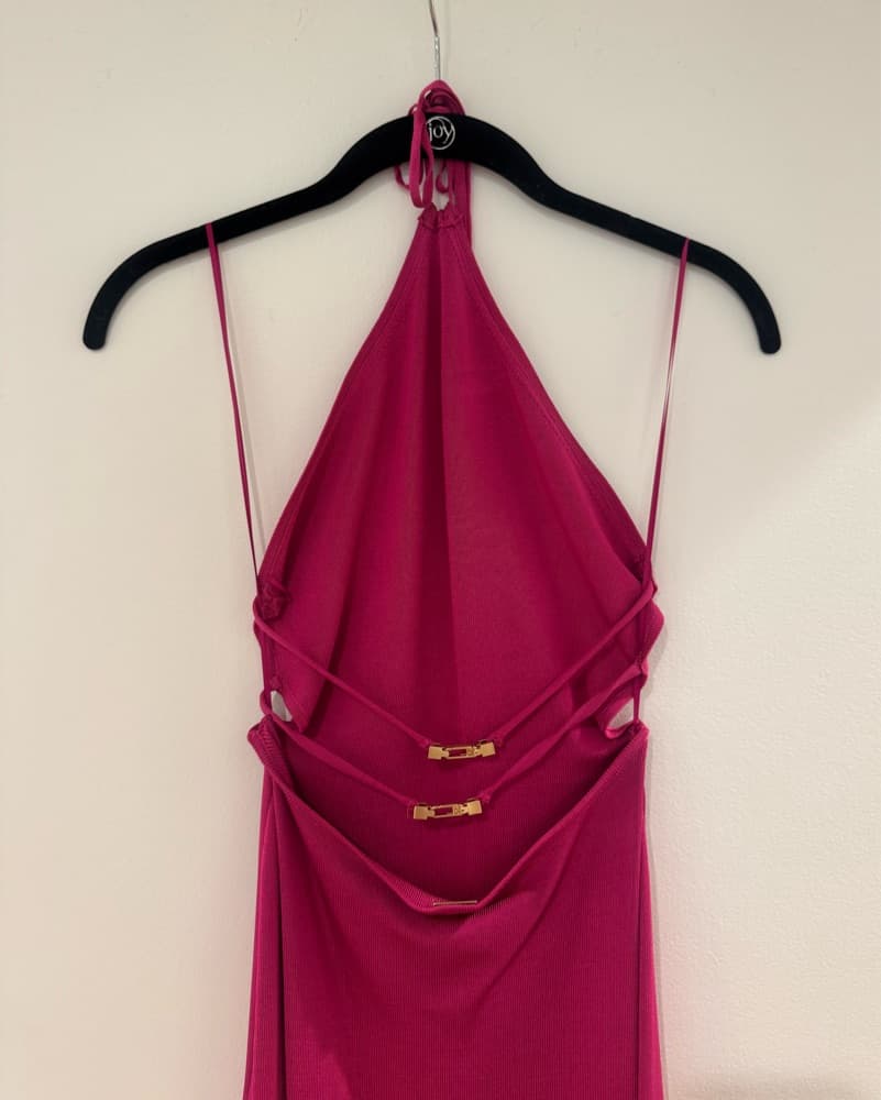 Cult Gaia Halter Midi Dress - Image 3