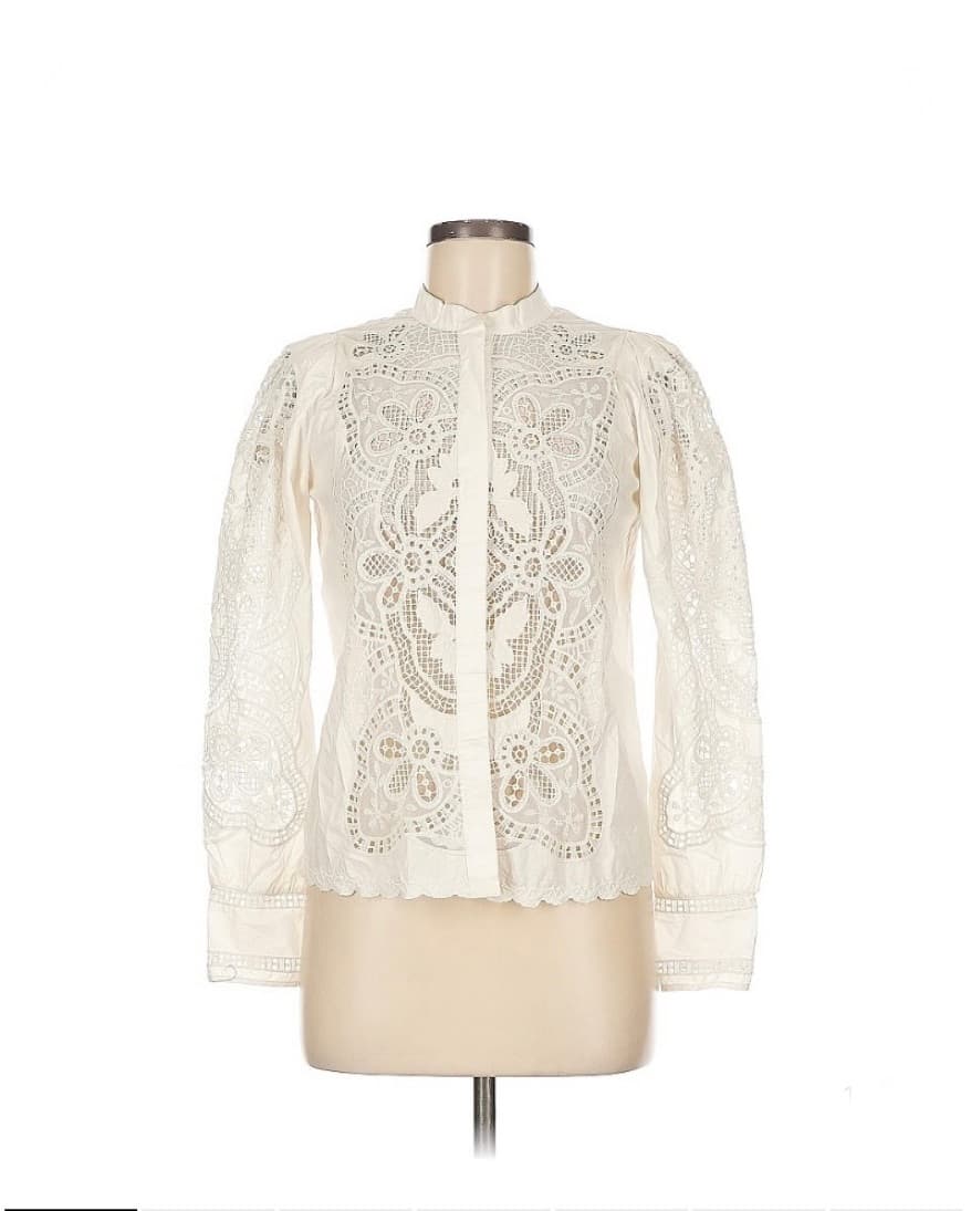 Banana Republic Lace Blouse - Image 1