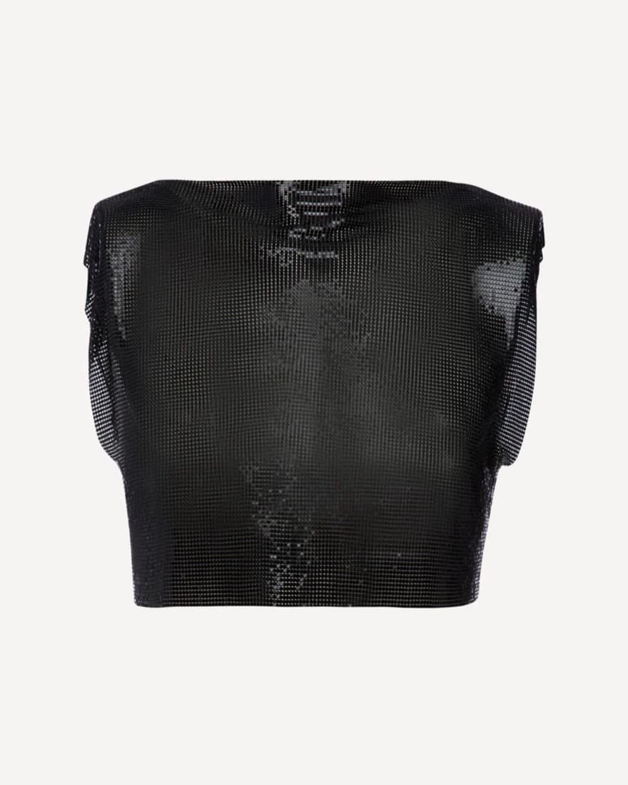 Wyld Blue Chainmail Top - Image 1