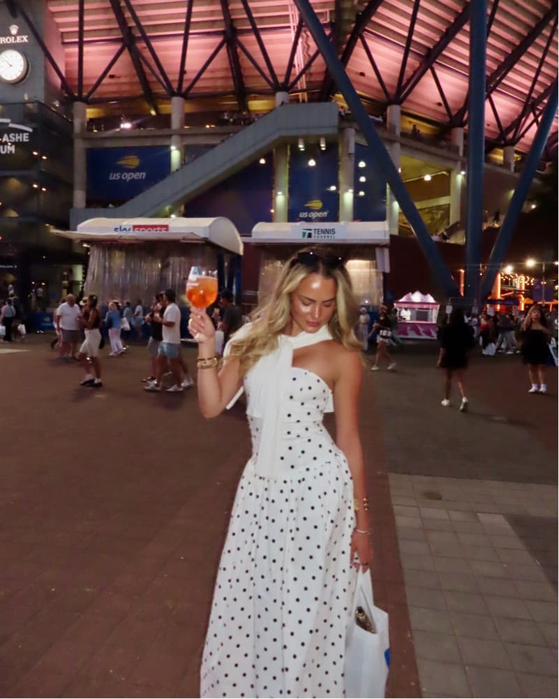 Polka Dot Maxi Dress - Image 5