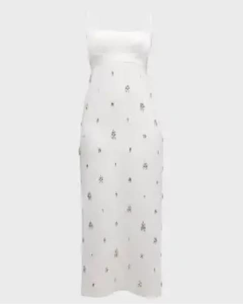 A.L.C. Alana Embellished Midi Dress - Image 4