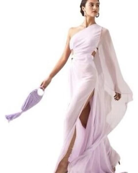 Cult Gaia One Shoulder Dress In Purple - Image 5