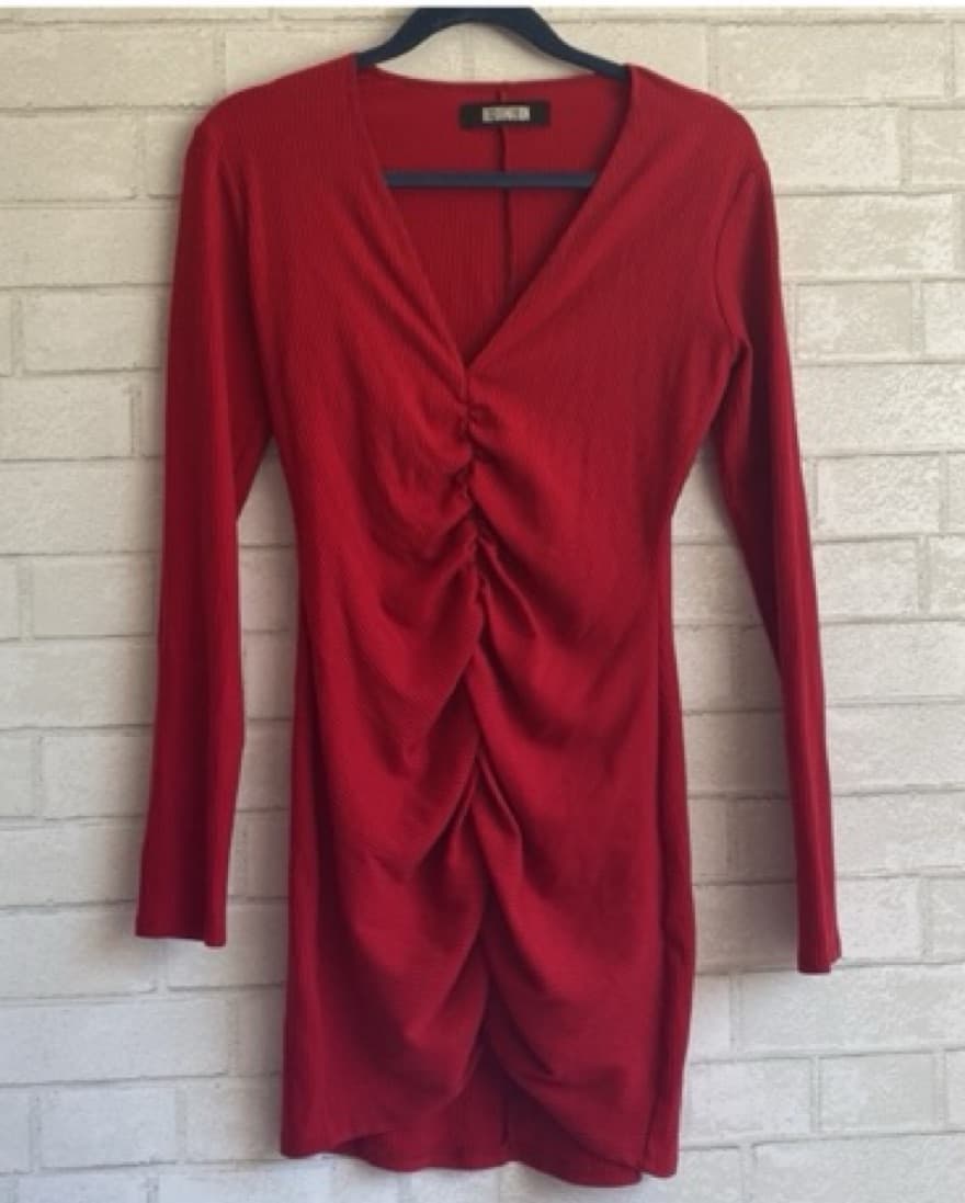 Red Reformation Raven Dress - Image 3