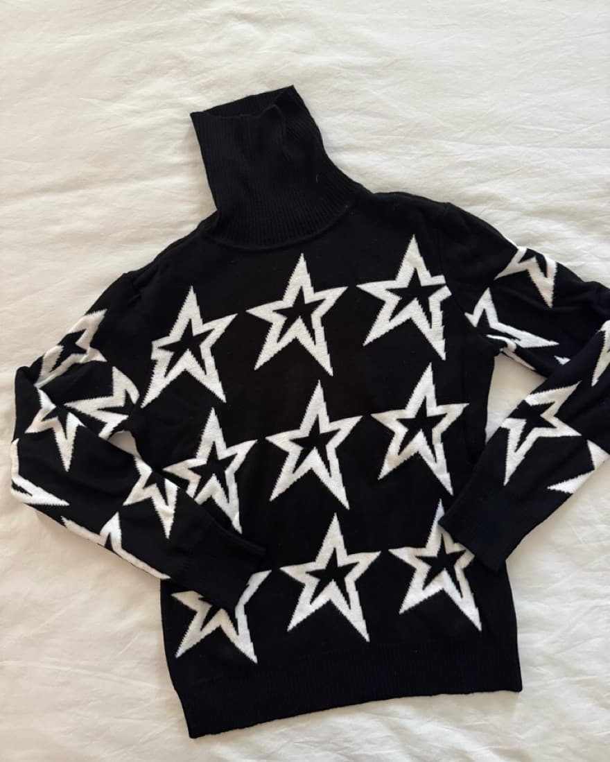 Apres Ski Black Star Sweater  - Image 1