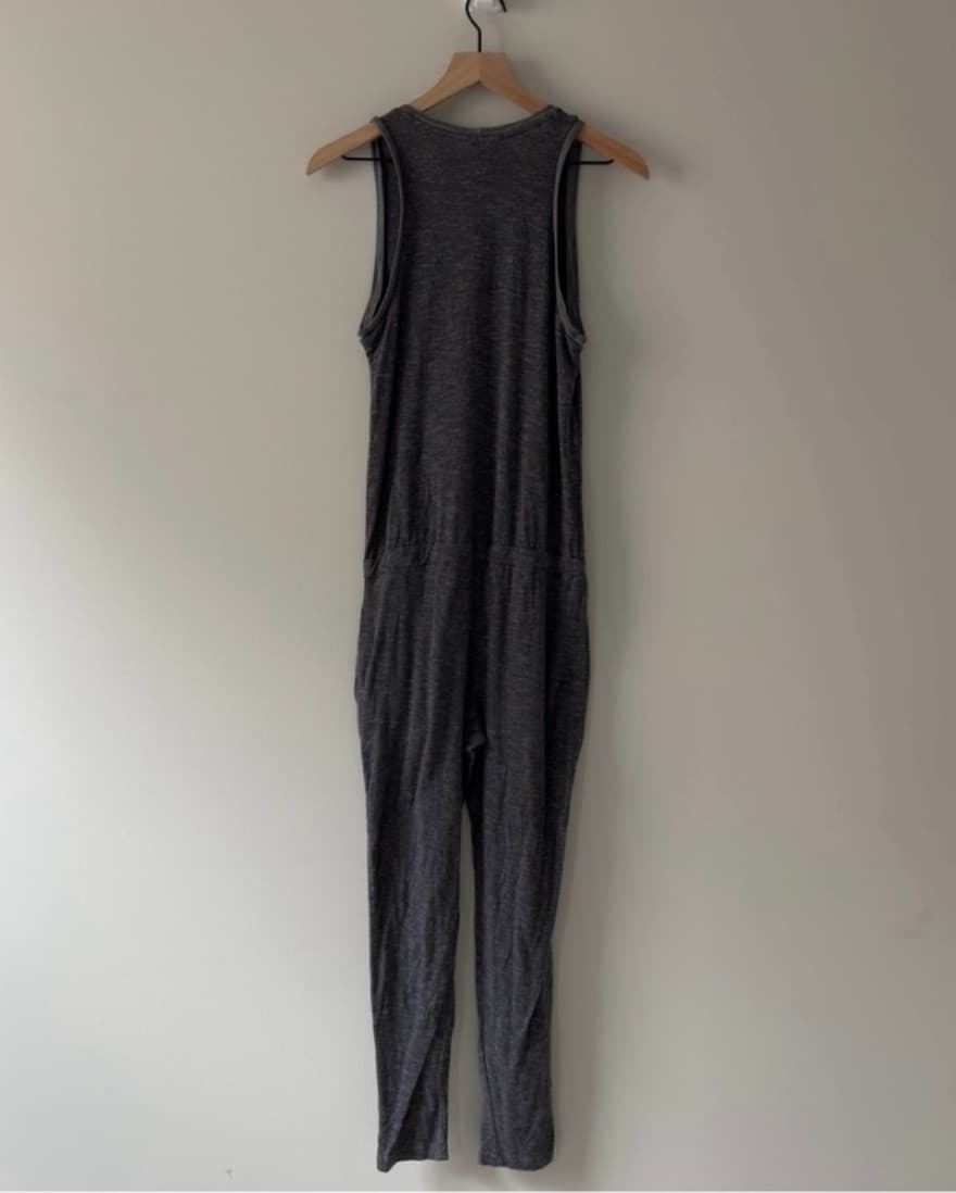Anthro Dolan Gray Drawstring Jumpsuit XS - Image 3
