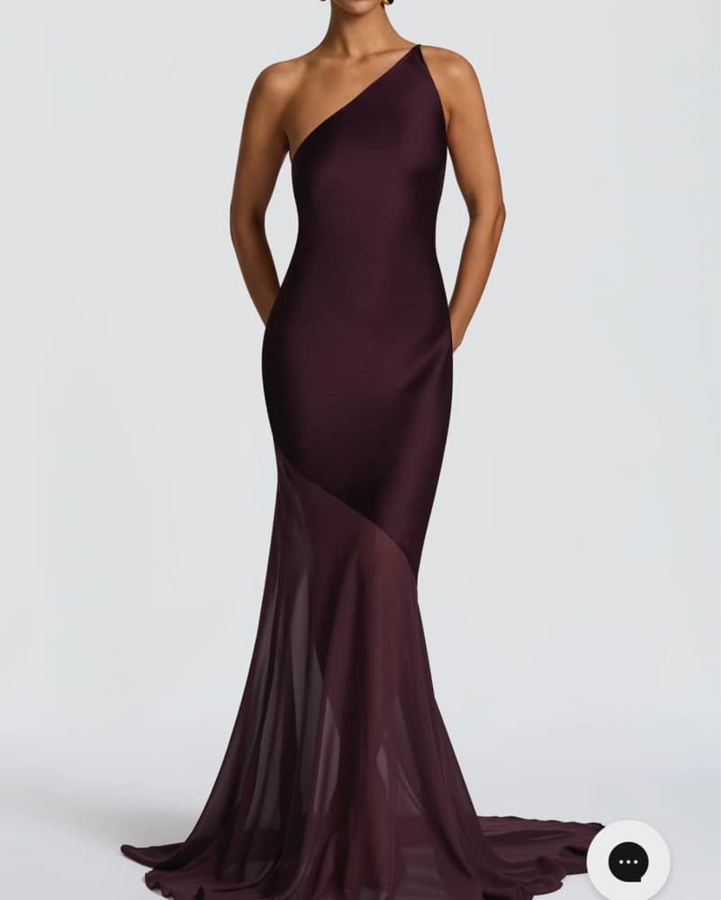 BabyBoo “Fable” Gown  In Plum - Image 1