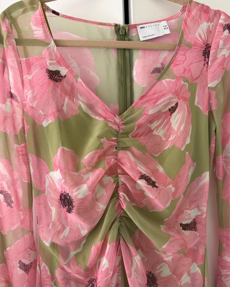 Vibrant Floral Print Maxi Dress - Image 2