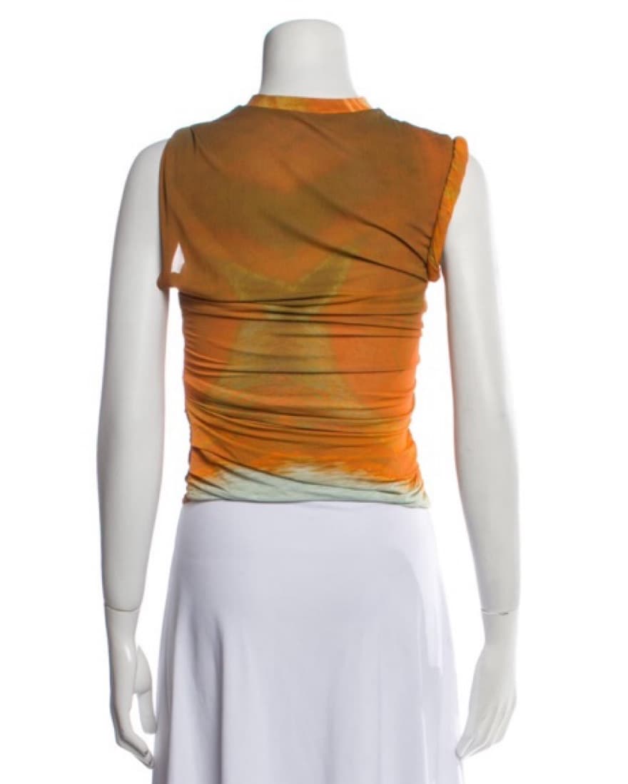 Jonathan Simkhai Printed Cut Out Top - Image 2