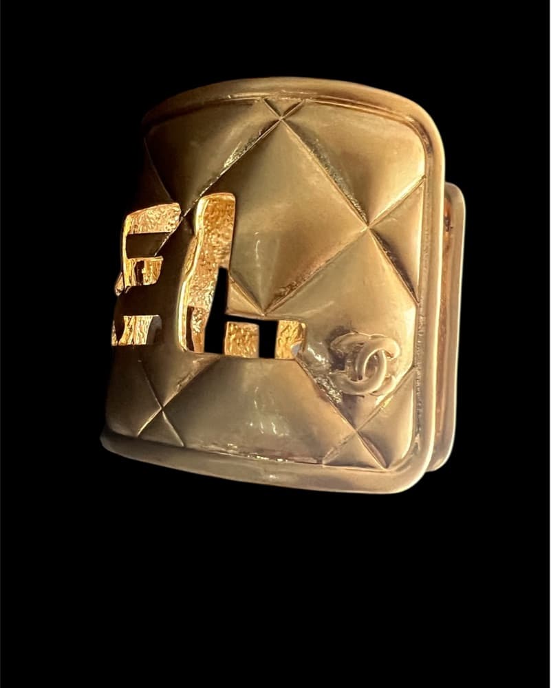 Vintage Chanel Cuff Bracelet - Image 3