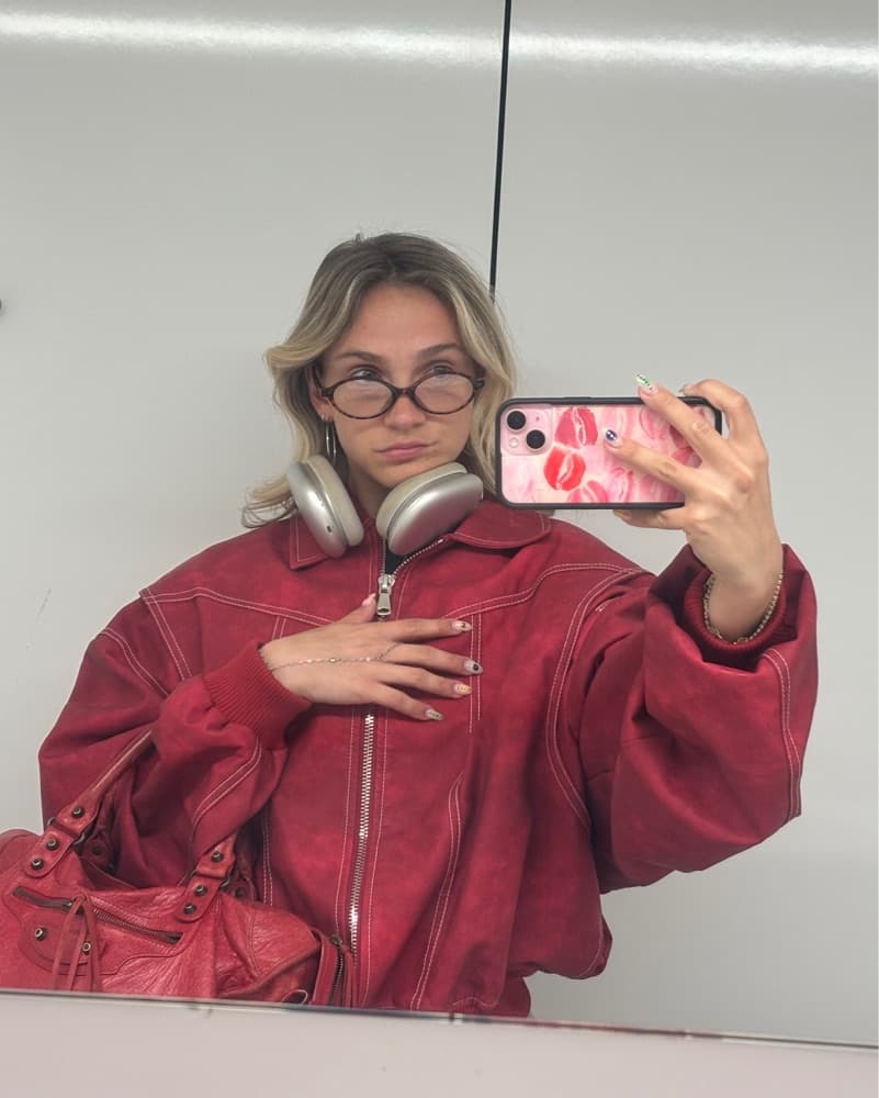 Lioness Vista Bomber Jacket - Red - Image 4