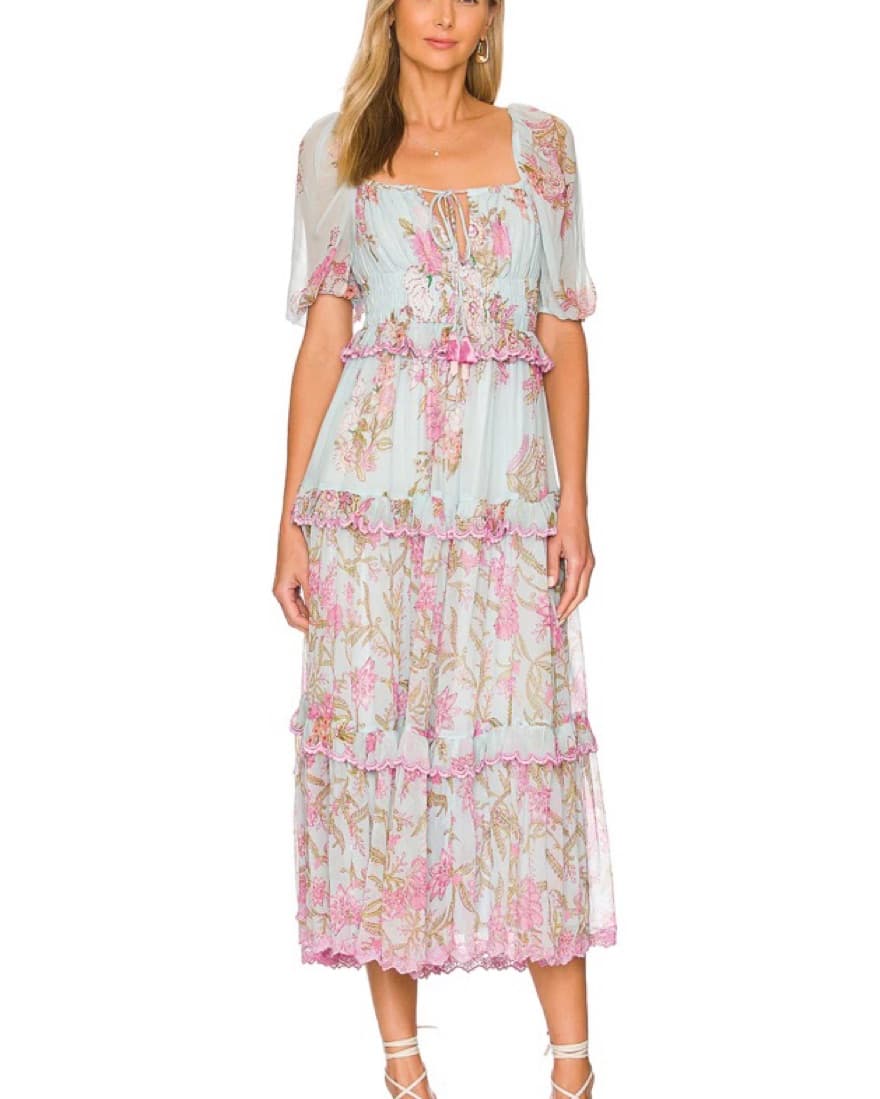 Hemant And Nandita Flora Dress  - Image 1