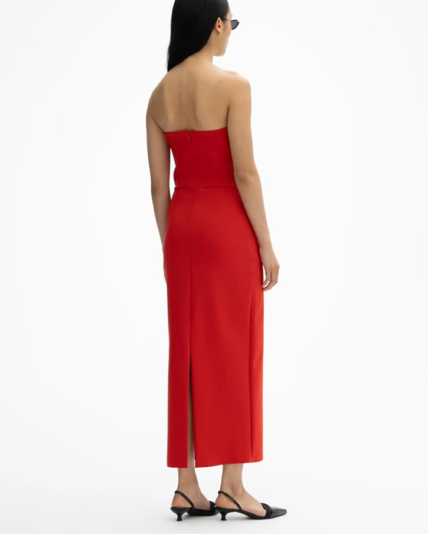 Red Midi Dress - House of Dagmar  - Image 4