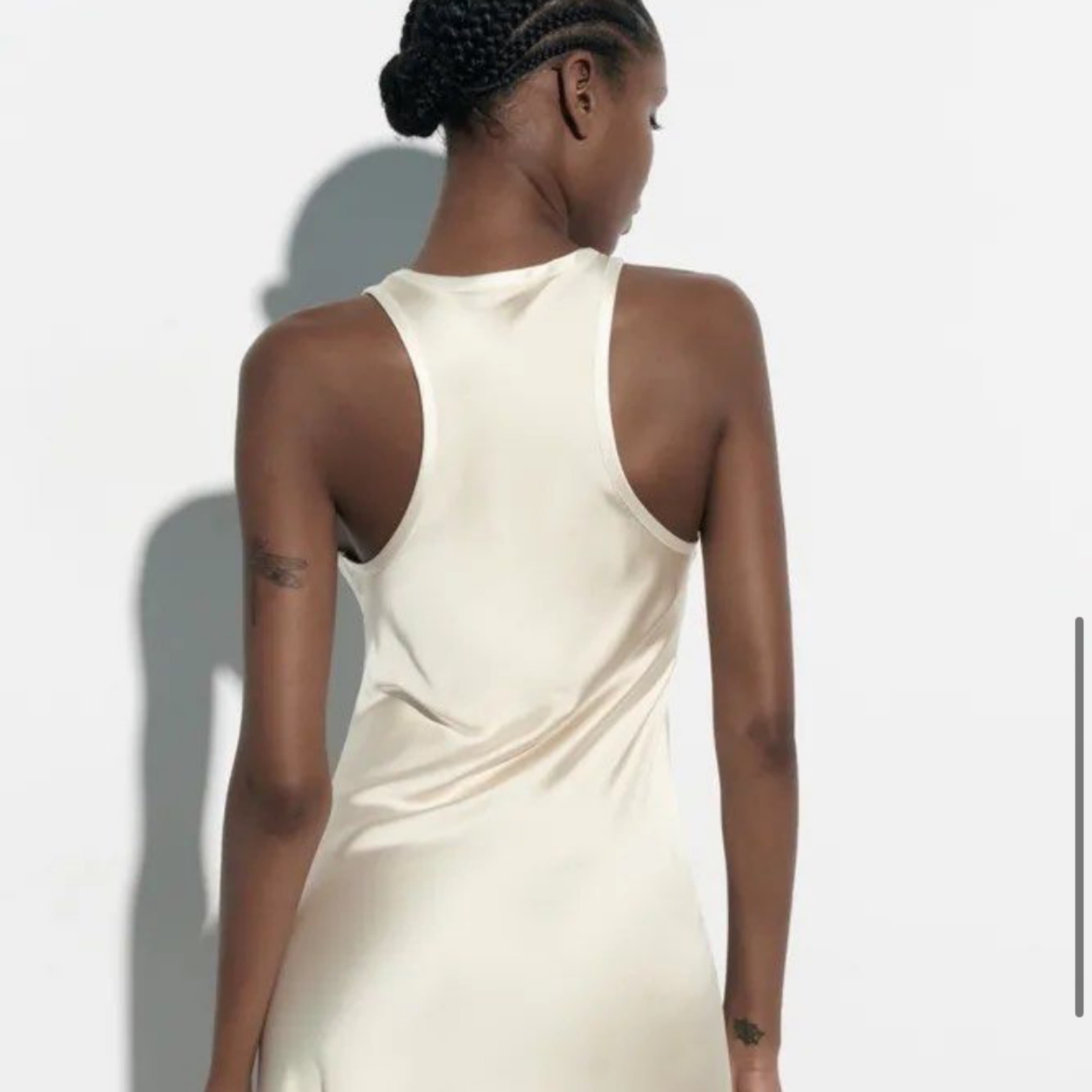 ZARA Satin Slip Maxi Dress - Image 4