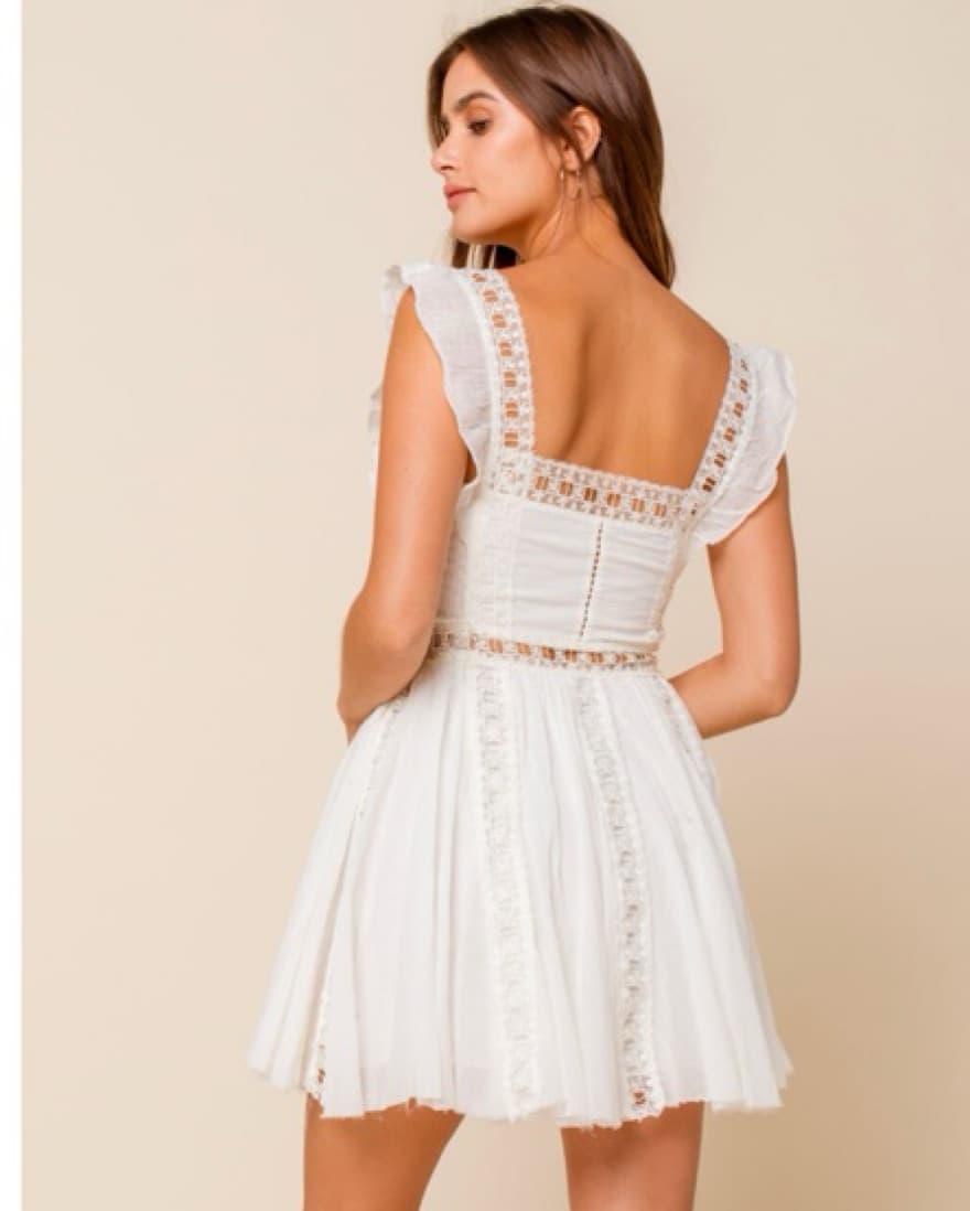 White Verona Dress - Image 2