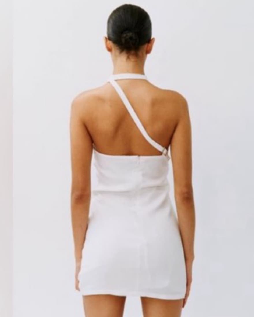 With Jéan Buckles White Dress - Image 2