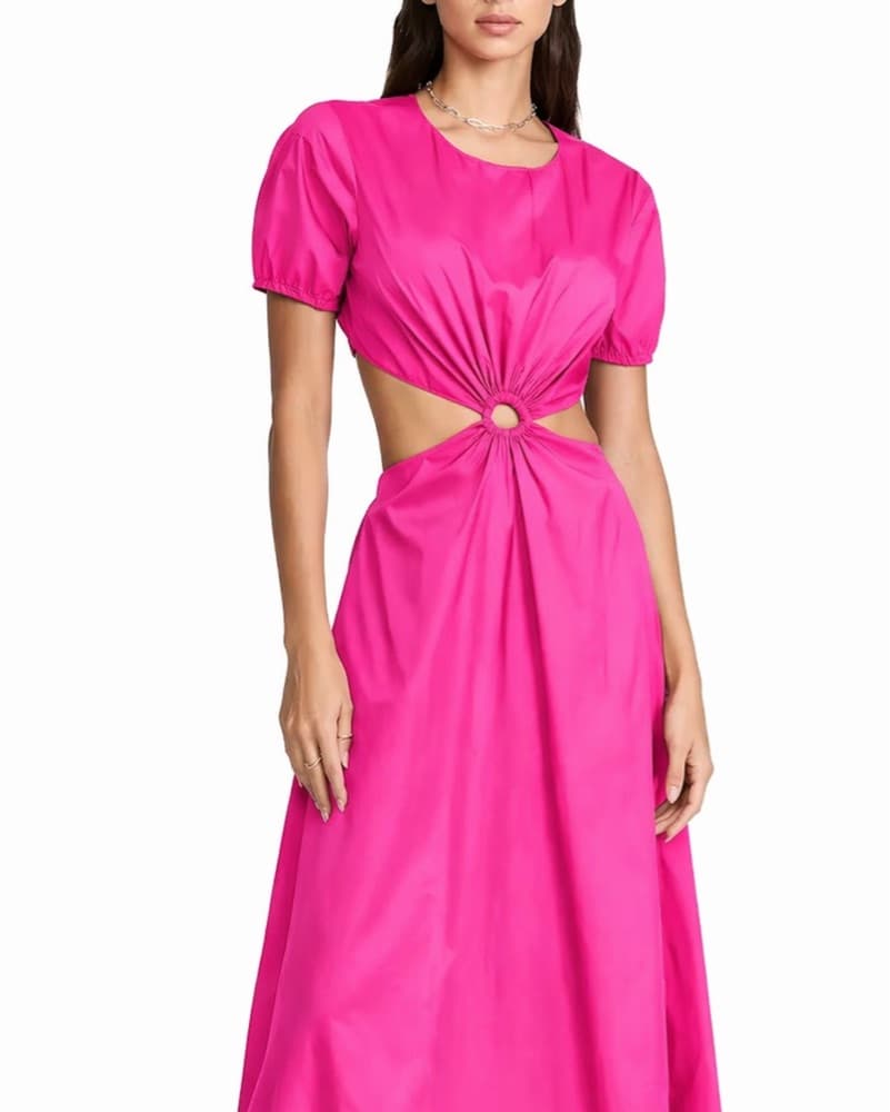 Staud Calypso Cut Out Maxi Dress - Image 1